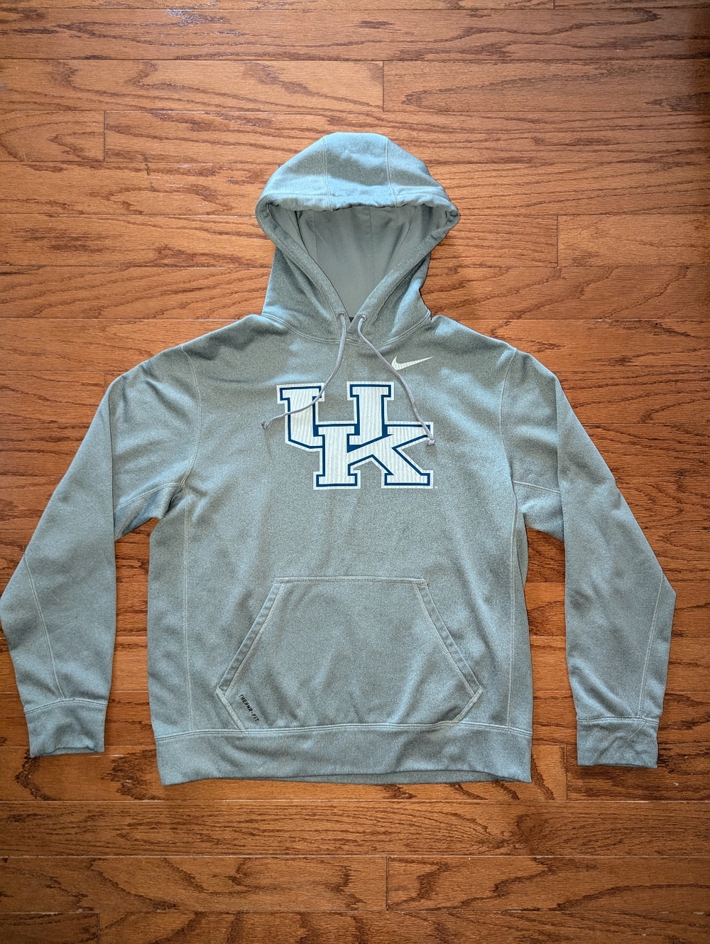 Kentucky / UK hoodie Nike - gray - medium - unisex - drifit / therma fit